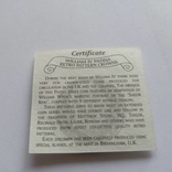 Ретро патерн PATERN Вільям IV + сертифікат (копія) №9, фото №5