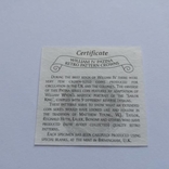 Ретро патерн PATERN 5 шилінгів Вільям IV 1830 р + сертифікат (копія) №12, фото №7