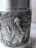 Коллекционная пивная кружка, бокал с сертификатом. Клеймо Artina SKS 95% Zinn., фото №21