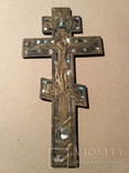 Крест киотный с эмалями, фото 1
