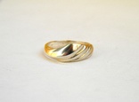 Серебряное кольцо, Серебро 925 пробы, 2,4 грамма, Размер 18, фото №2