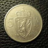 5 крон Норвегія 1963, фото №2