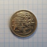 20 центов 1977 года (Елизавета II). Австралия, фото №3
