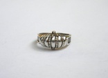 Серебряное кольцо, Серебро 925 пробы, 6,68 грамма, 17 размер, фото №2