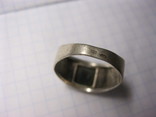 Перстень 925 пр с чёрным камнем, фото №3