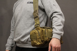 Тактическая универсальная (поясная, наплечная) сумка Silver Knight песок, фото №3