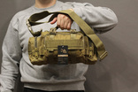 Тактическая универсальная (поясная, наплечная) сумка Silver Knight песок, фото №6
