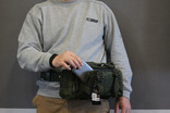 Тактическая универсальная (поясная, наплечная) сумка Silver Knight олива, фото №10