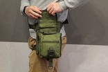 Тактическая универсальная (набедренная) сумка Swat олива (с307), фото №7
