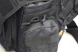 Тактическая - городская универсальная сумка Silver Knight с системой M.O.L.L.E Black (865), фото №12