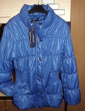 Куртка 40/l/12, деми синяя короткая pellepelle, photo number 3