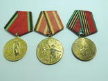 Коллекция юбилейных медалей СССР оформлена в рамке + документы, фото №6
