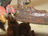    Кондор, охотящийся на зайца.Венская бронза, начало ХХ века., фото №8