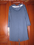 Платье в спортивном стиле с капюшоном темно-синее рр с, фото №5