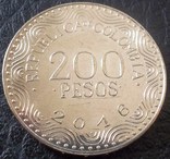 200 песо 1916 Колумбія . Папуга, фото №3