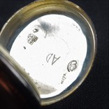 Часы карманные в футляре Серебро 800, фото 9