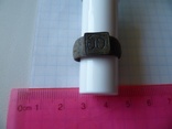 Старинный перстенек с буквой " Б "., фото №3
