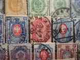 1866-1918 гг подборка царских марок 48 штук, фото 6