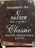 Женские наградные часы   «Rekord Classic Movement-763" позолоченные, фото №5