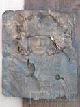 Икона-литография на доске св. Николай, фото №2