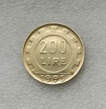 200 Лир 1995 г. Италия, фото №2