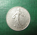 Франция 1 франк 1960, фото №3