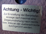 Метеостанция. Барометр, термометр, гигрометр. Германия. West Germany., фото №5