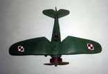 Венская бронза: модель польського истребителя PZL.P7 , 1930тые годы., фото №6