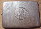 Серебряный портсигар с фениксом., фото №3