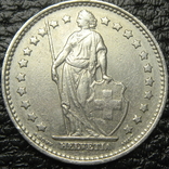 1 франк Швейцарія 1968 B, фото №2