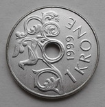 Норвегія 1 крона 1999 року, фото №4