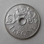 Норвегія 1 крона 1999 року, фото №5