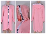 Платье в спортивном стиле с капюшоном розовое рр С, фото №2