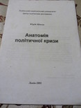 Юрій Шведа, Анатомія політичної кризи, фото №2