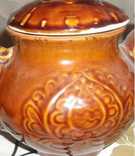 Чайник- заварник кувшин,глина в украинском стиле, фото №4