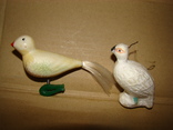 Елочные игрушки птицы, 2 шт., фото №4