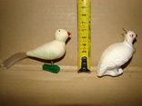 Елочные игрушки птицы, 2 шт., фото №8