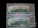 Две банкноты по 100$ Замещение LF06683223☆ и LF06683224☆ 2009г., фото №5