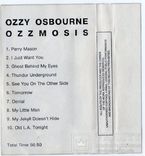 Ozzy Osbourne (Ozzmosis) 1995.AU. Кассета., фото №8
