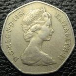 50 пенсів Британія 1981, фото №3