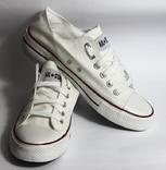 0174 Кеды Converse All Star Белые 43 размер 27 см стелька, фото №7