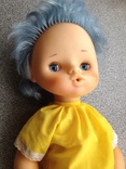 Кукла с голубыми волосами завод ДЗИ г. Донецк, фото №2