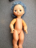 Кукла с голубыми волосами завод ДЗИ г. Донецк, фото №5