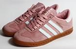 0175 buty do Biegania Adidas Hamburg, Różowy, Naturalny zamsz rozmiar 40 wkładka 25.5 cm, numer zdjęcia 2