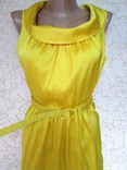 Платье жёлтое шёлковое р 44-м, фото №5