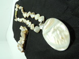 Ожерелье с кулоном + браслет из раковины настоящего жемчуга, фото №9