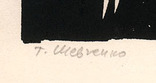 Іван Остафійчук. Т. Шевченко. 1984 р. Лінорит, фото 3