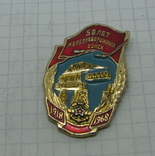 Значок 50 лет Железнодорожных войск 1918-1968, фото №2