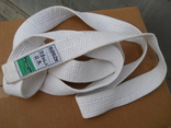 Белый пояс для кимоно., фото №2