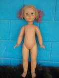 Кукла СССР паричковая на резинках, клеймо, фото 6